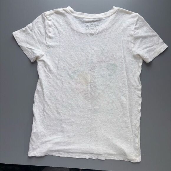 J. Crew teach for America 100% linen tee T-shirt XS - Picture 3 of 11